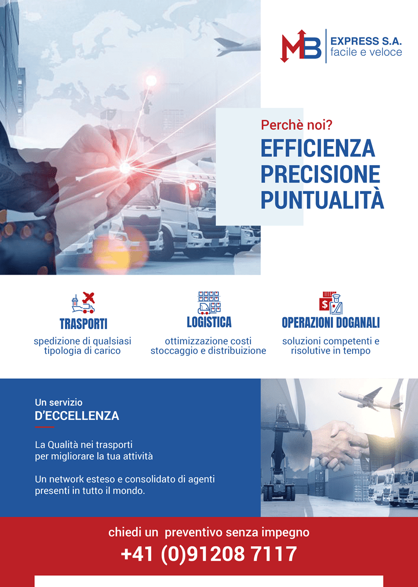 Logistica e organizzazione magazzini Ticino